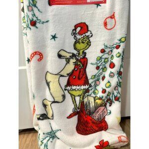 Grinch Christmas Blanket- New with tags!